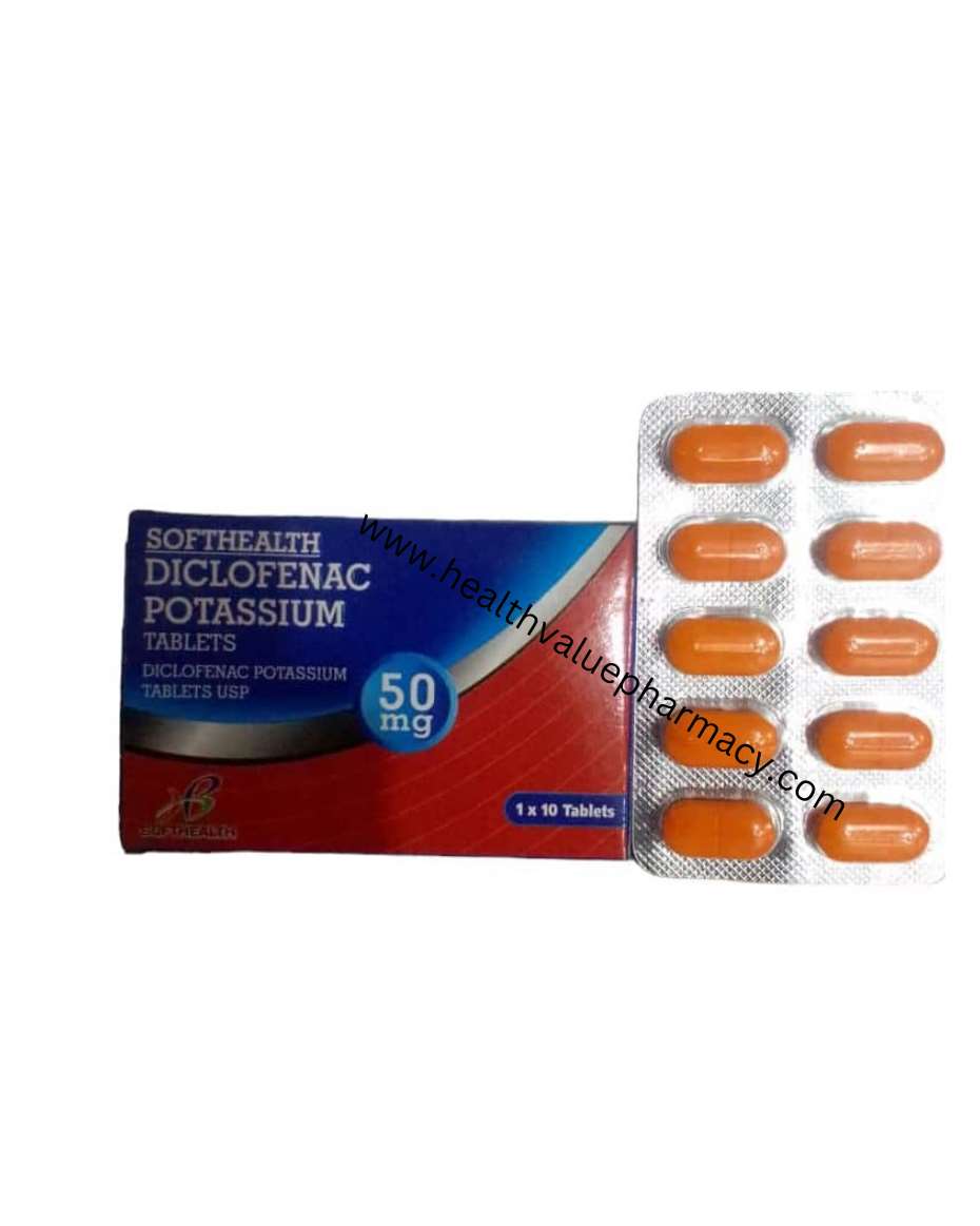 SOFTHEALTH DICLOFENAC POTASSIUM 50MG