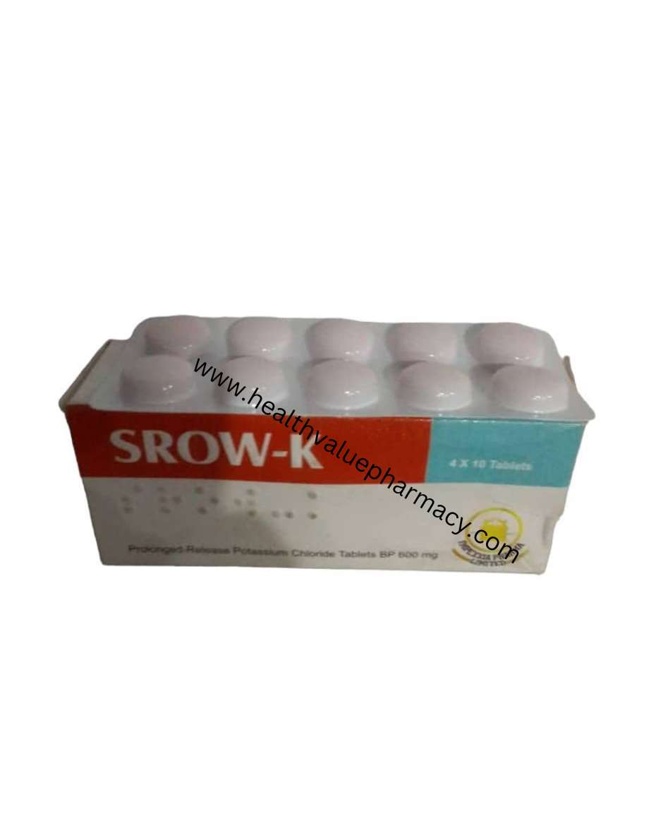 SROW-K 4X10 POTASSIUM CHLORIDE 600MG TAB