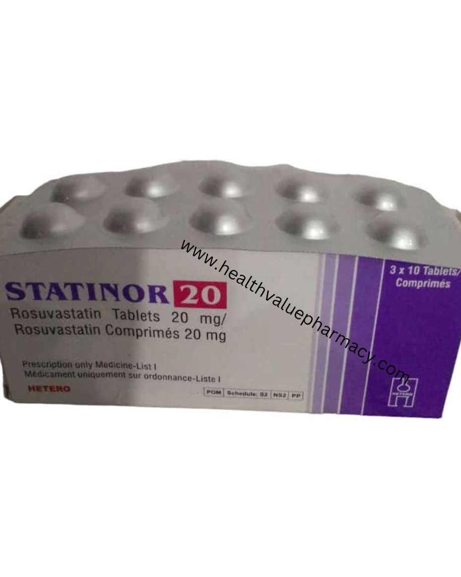 STATINOR 20 ROSUVASTATIN TAB 20MG