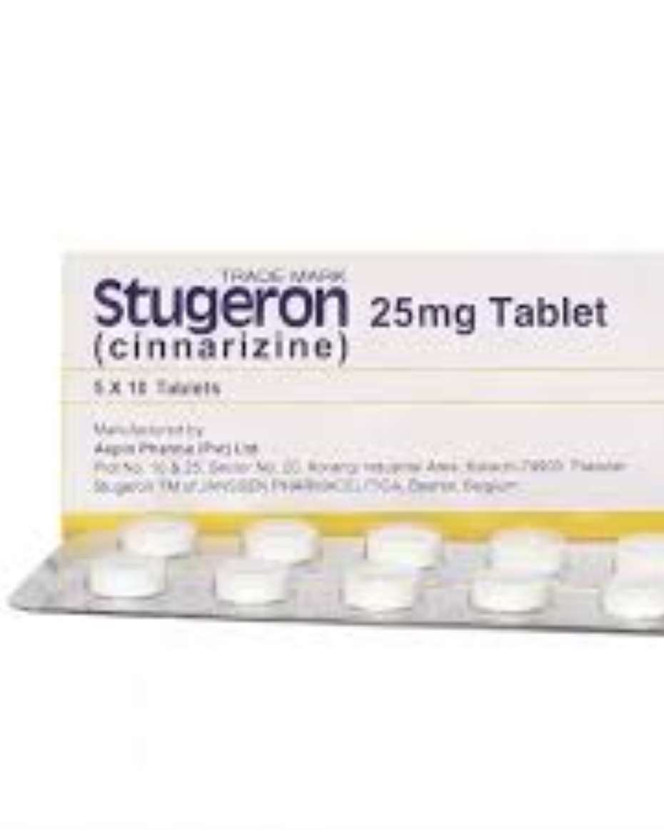 STUGERON TAB 5X10 CINNARIZINE 25MG