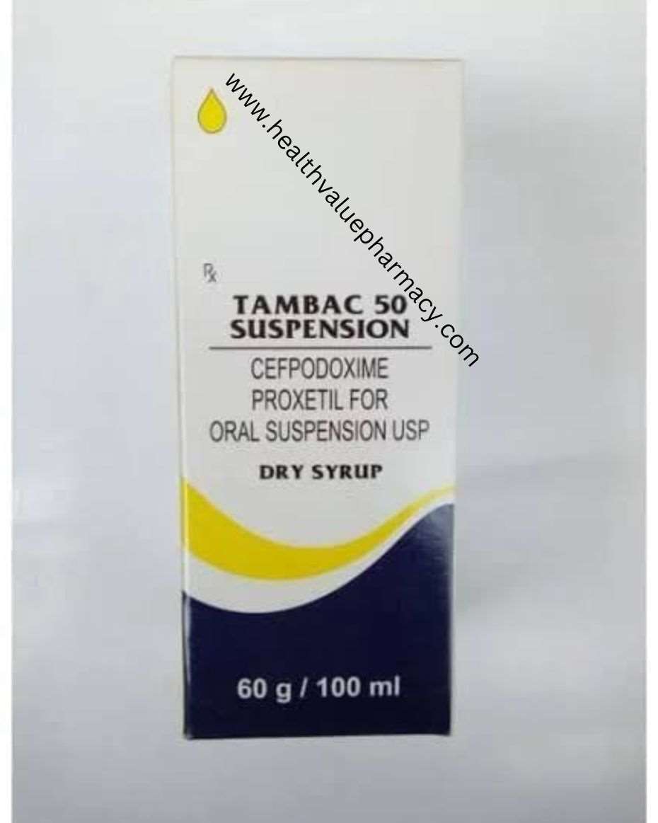 TAMBAC 50 SUSP CEFPODOXIME 100ML