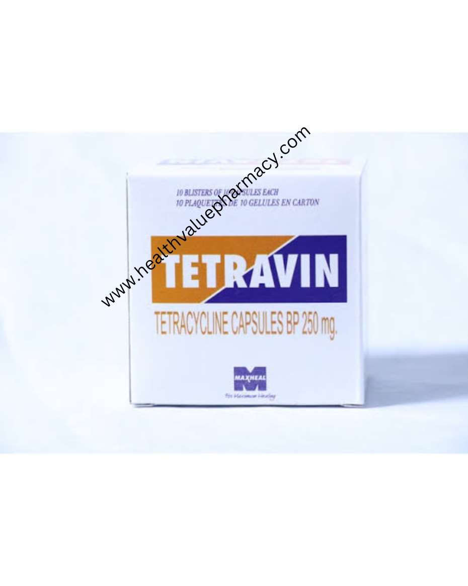 TETRAVIN CAP(TETRACYCLINE) 250MG 10X10