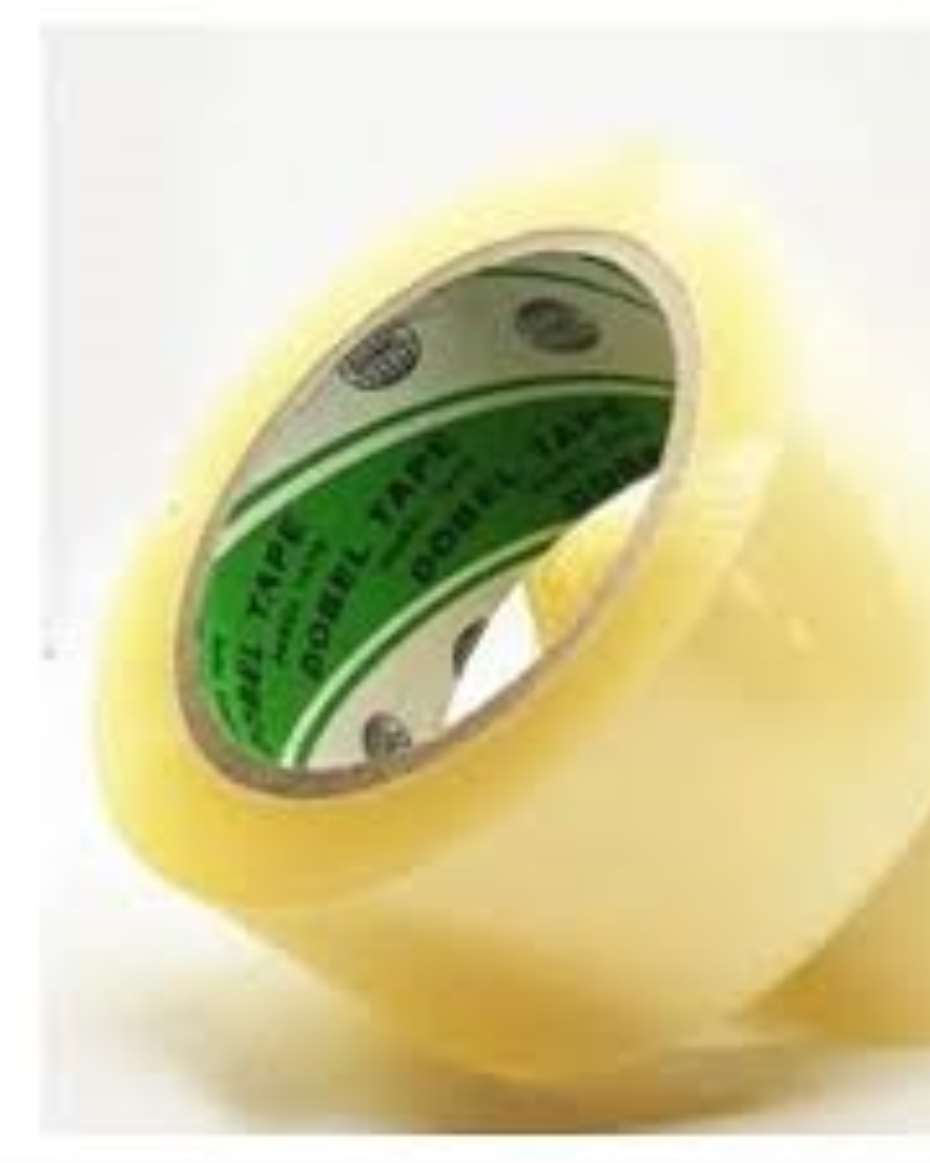 TRANSPARENT TAPE YELLOW BIG