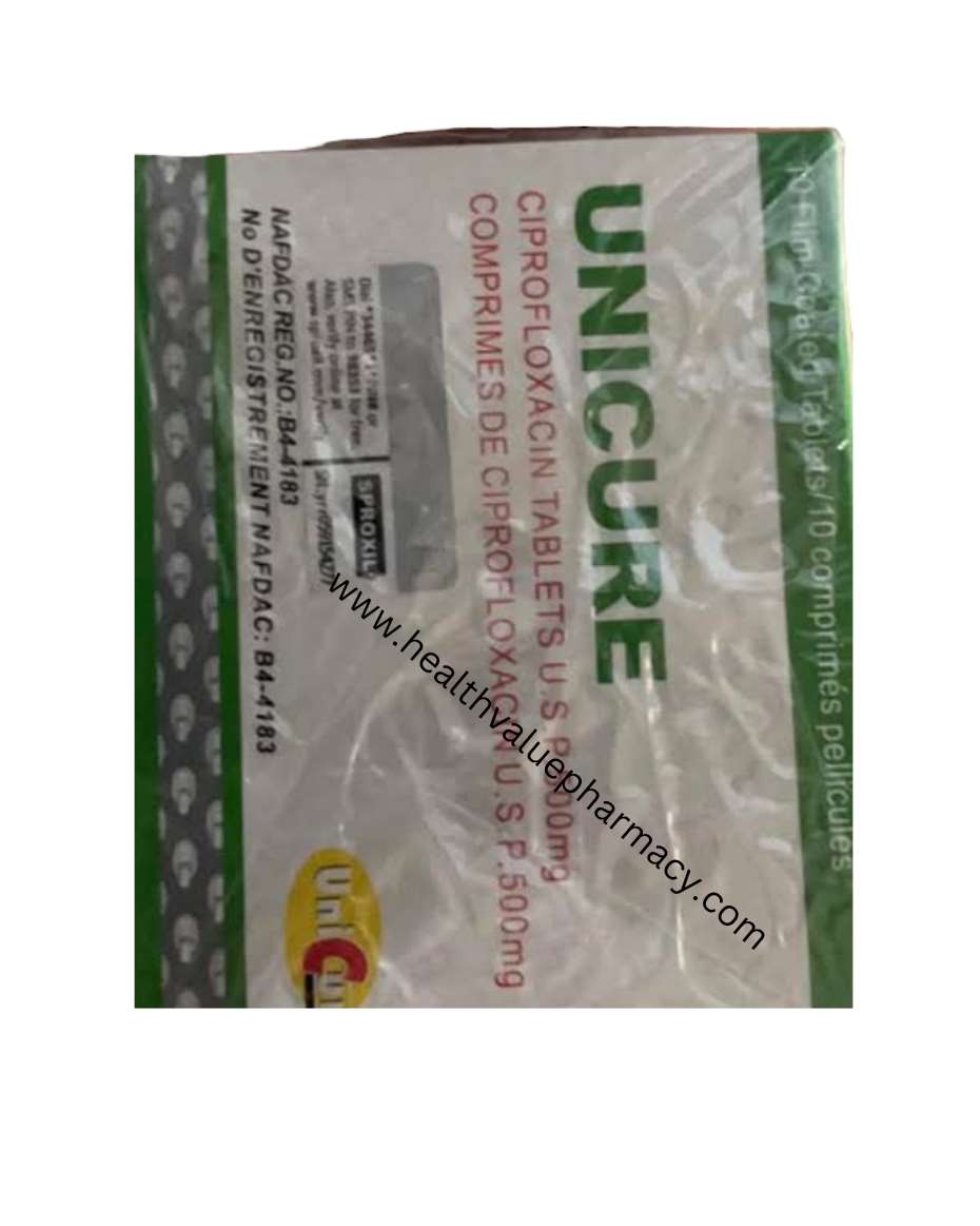 UNICURE CIPROFLOXACIN TAB