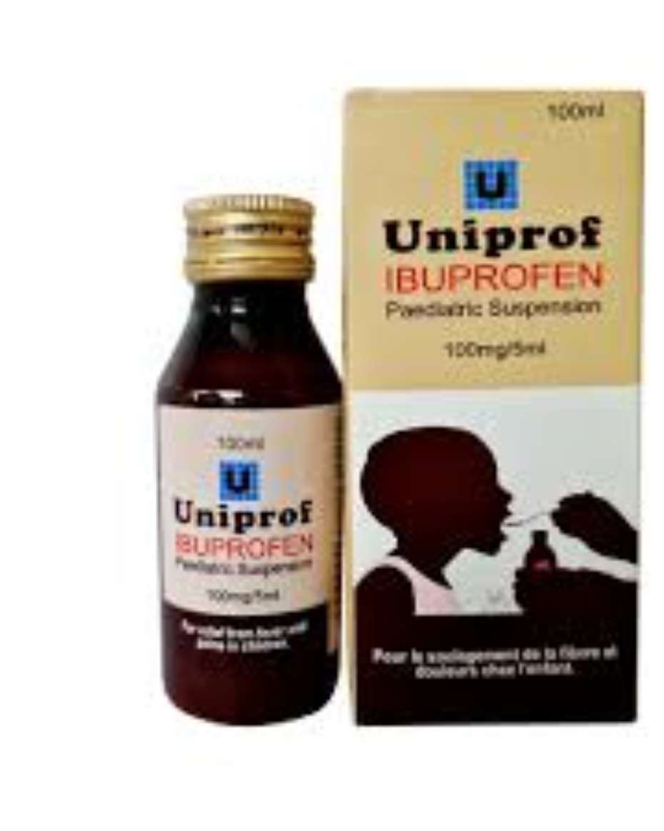 UNIPROF IBUPROFEN SUSPENSION 100ML