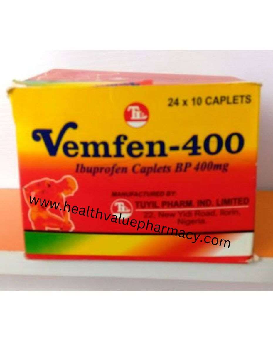 VEMFEN - 400 IBUPROFEN TAB 1X10