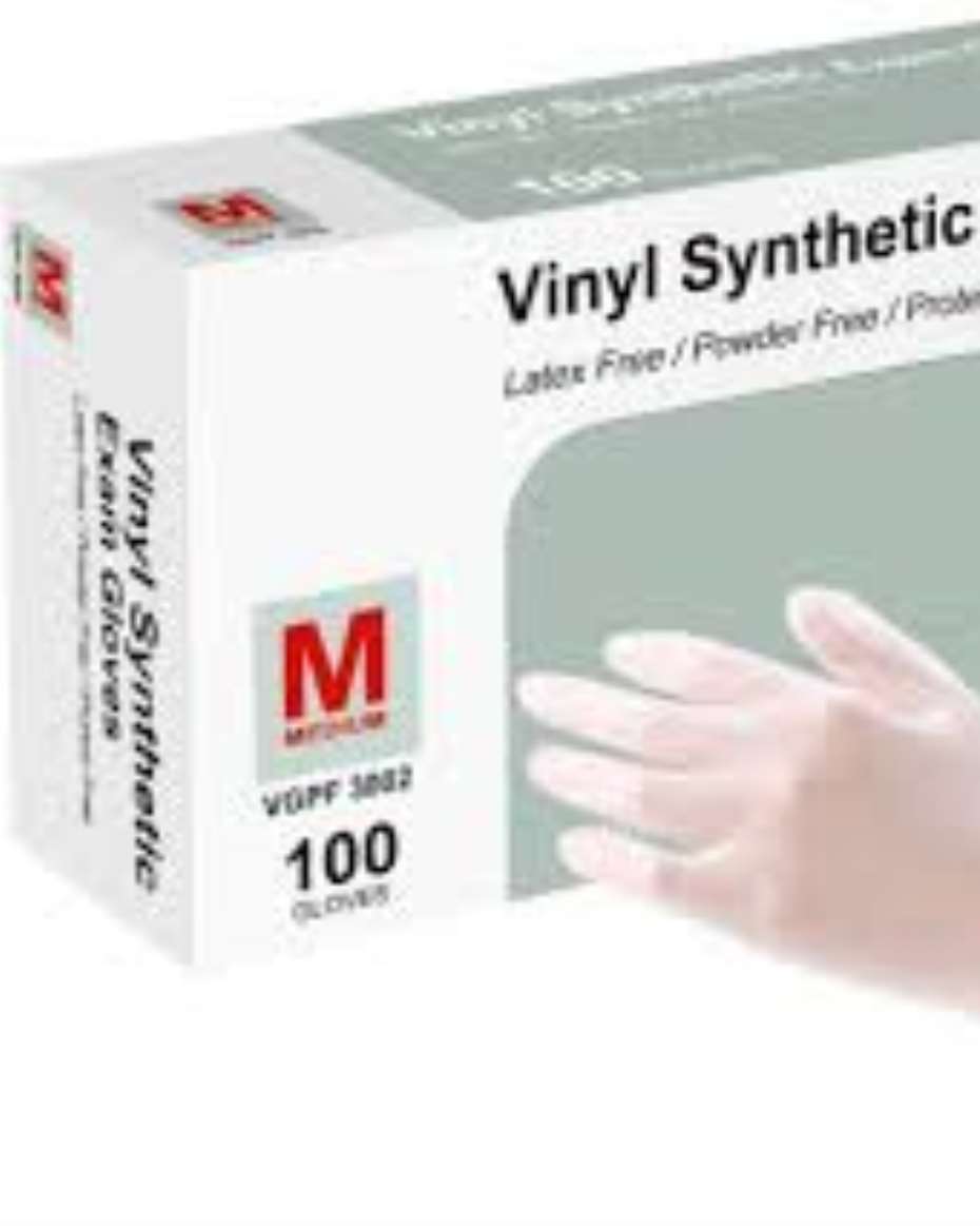 VINYL SYNTHETIC EXAM GLOVES