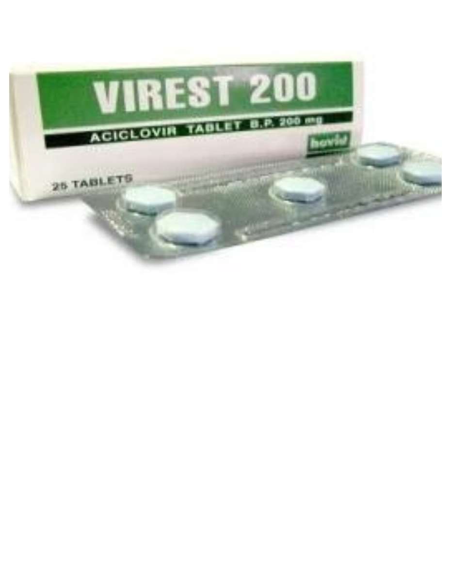 VIREST ACICLOVIR 200MG 5X5