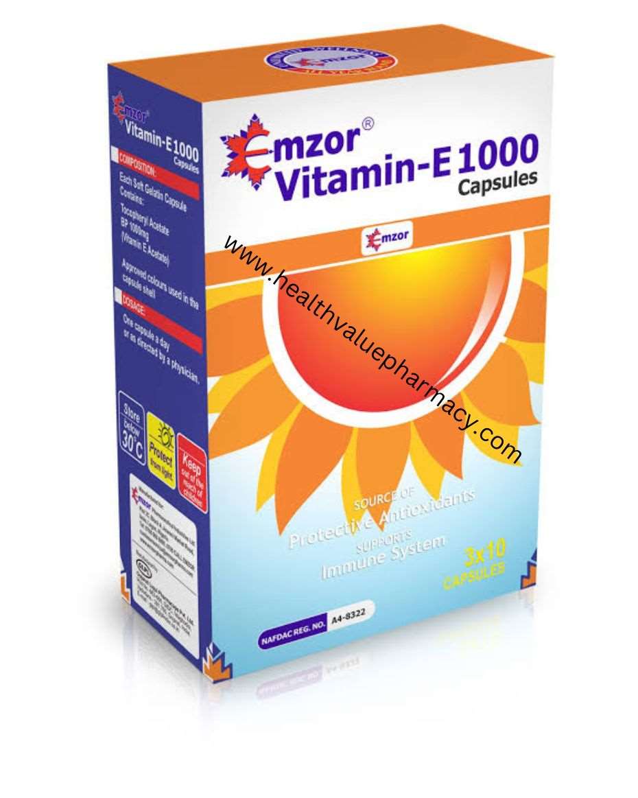 VITAMIN E 1000MG EMZOR