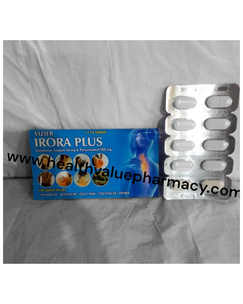 VIZIER IRORA PLUS DICLOFENAC & PARACETAMOL