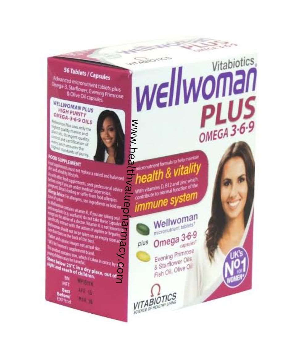 WELL WOMAN PLUS OMEGA 3 6 9 PACK