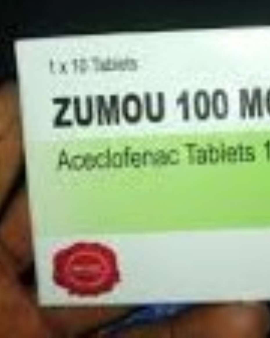 ZUMOU ACECLOFENAC 100MG TAB