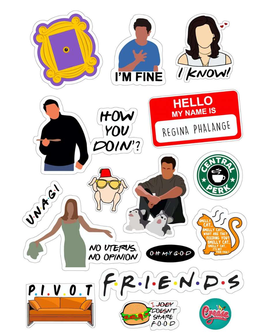 FRIENDS STICKERS - MINARETS PHARMACY AND SUPERMARKET