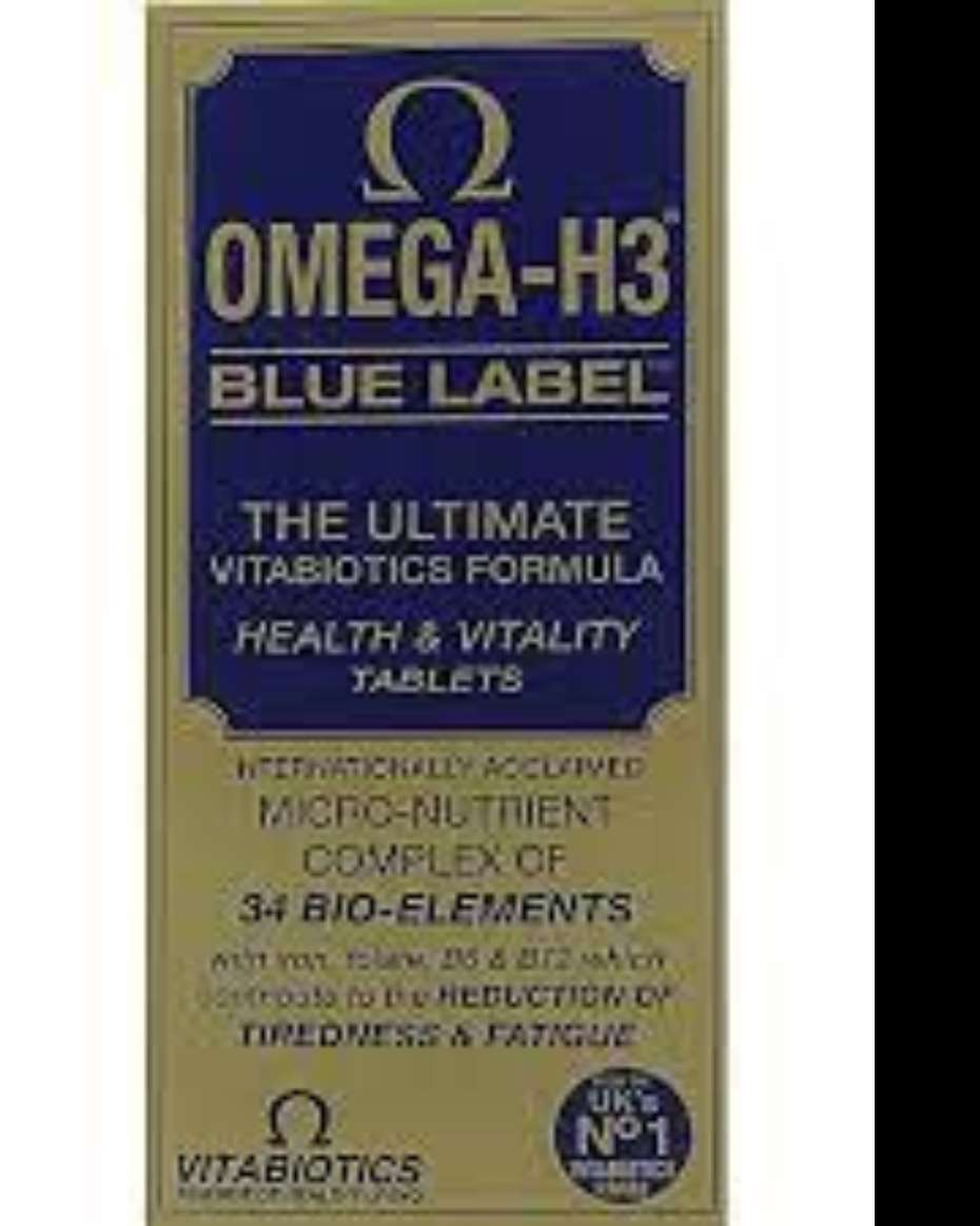 OMEGA H3 BLUE LABEL MINARETS PHARMACY AND SUPERMARKET