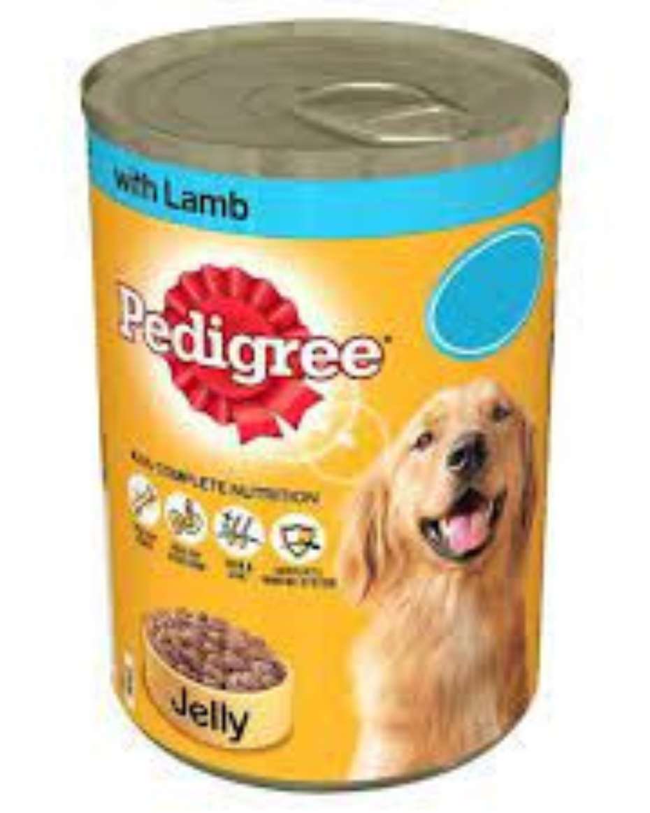 Pedigree canned outlet food