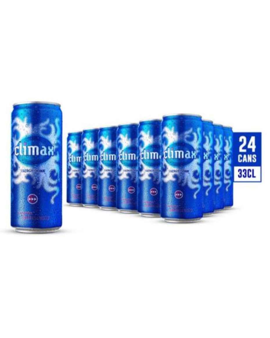 CLIMAX ENERGY DRINK SLEEK CAN 33CL X 24