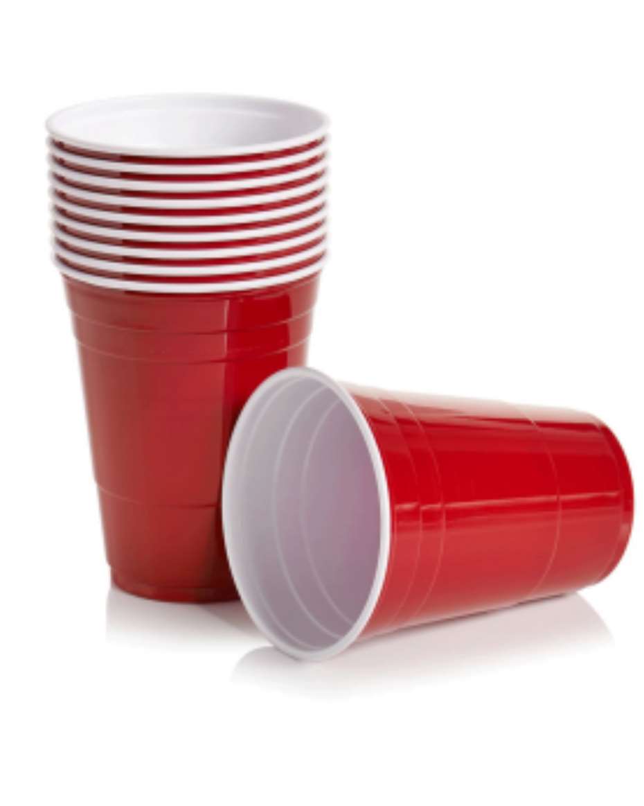 DISPOSABLE RED CUP 10 PCS