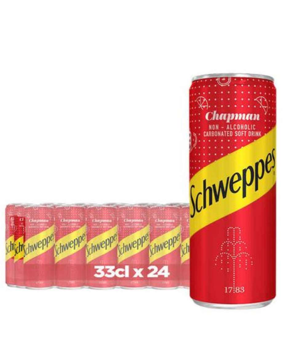 SCHWEPPES CHAPMAN CAN 33CL X24
