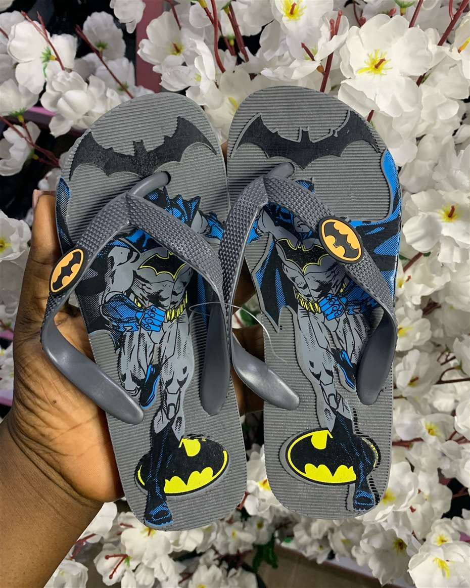 BATMAN FLIP-FLOP DARK GREY SIZE 31
