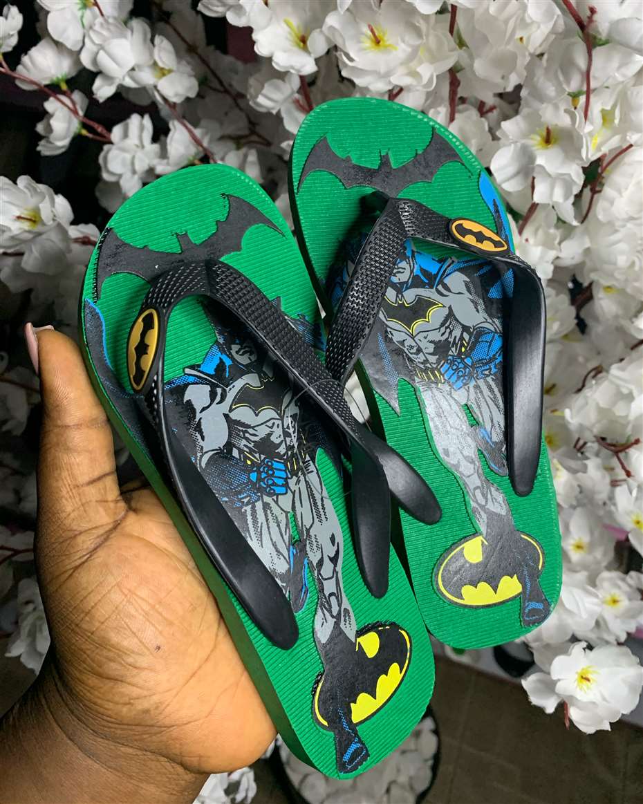 BATMAN FLIP-FLOP GREEN SIZE 32