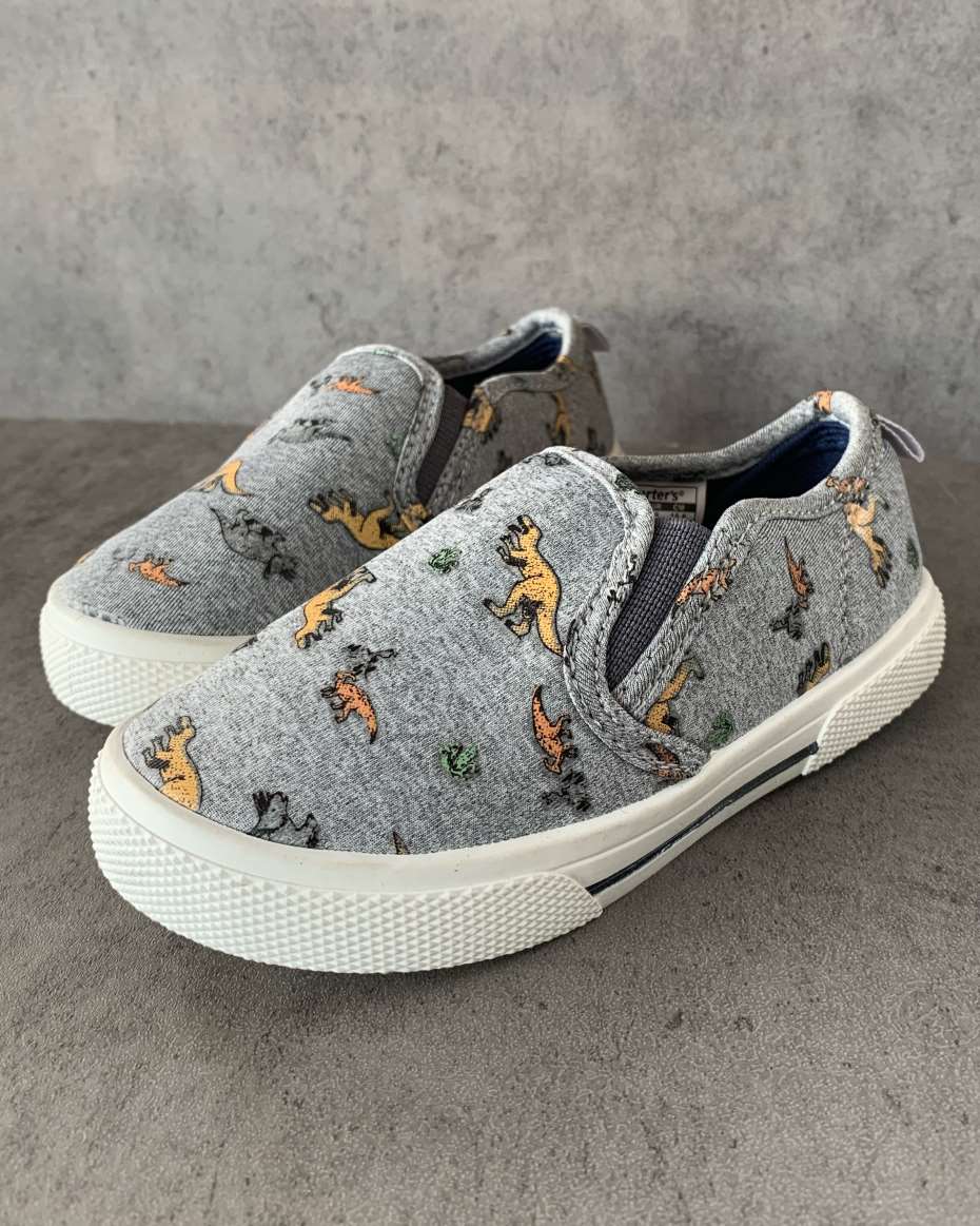 CARTERs UNISEX DINOSAUR SLIP-ON SIZE 23