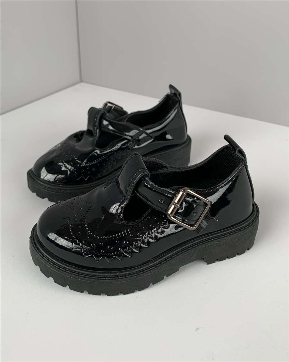 CUTE GIRL SHOE BLACK SIZE 20