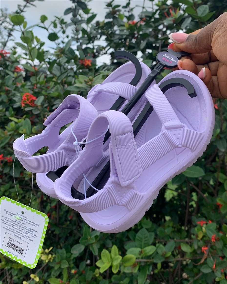 FIRST STEPS SANDALS 10 LILAC SIZE 28