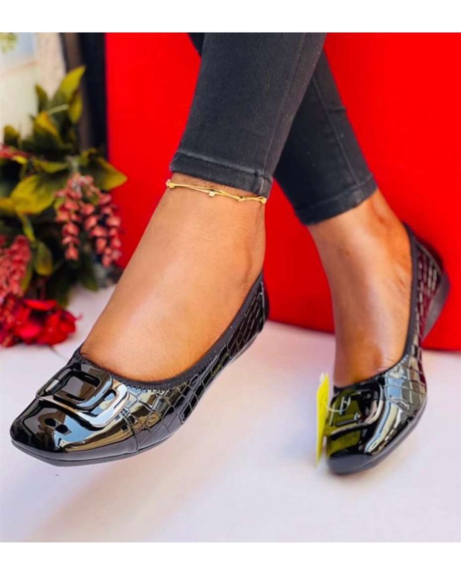 HIGH QUALITY BALLET FLATS BLACK SIZE 38