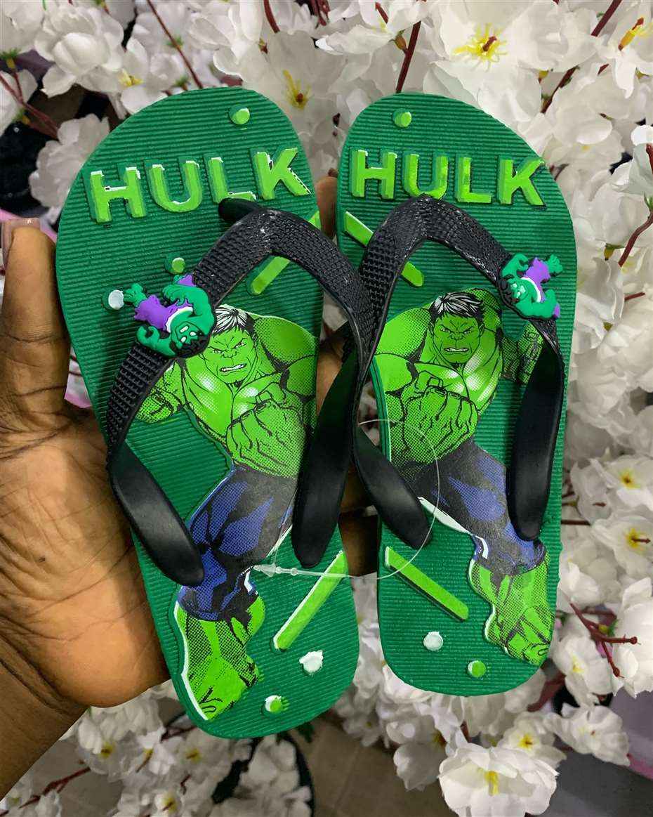 HULK FLIP-FLOP GREEN SIZE 34