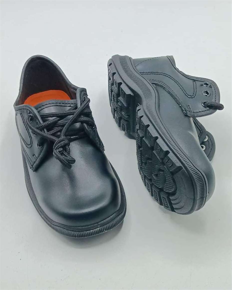 LACE UP SHOE 11 BLACK SIZE 28