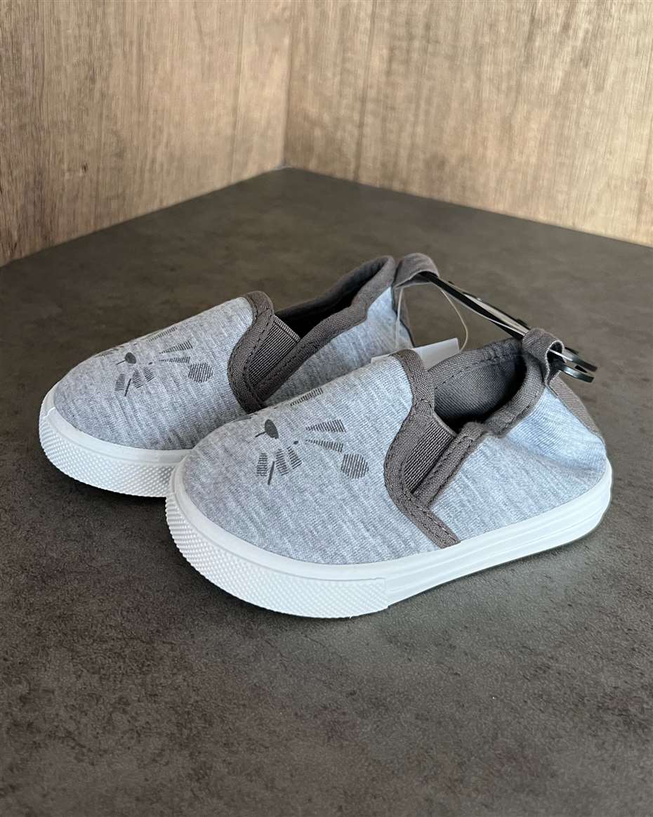 LITTLE HERO SLIP-ON 2 GREY SIZE 18