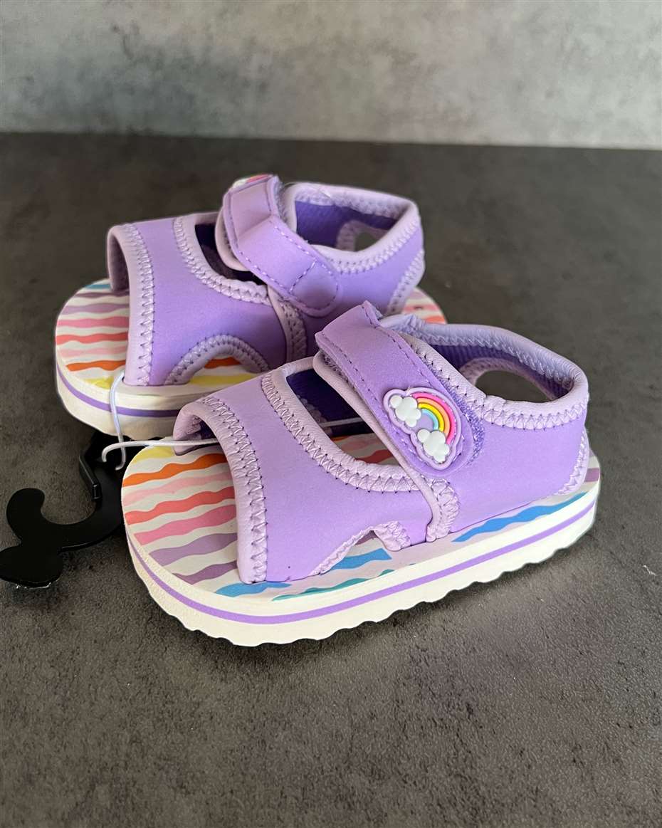 LITTLE KIDS RAINBOW WATER SANDALS 3 SIZE 18