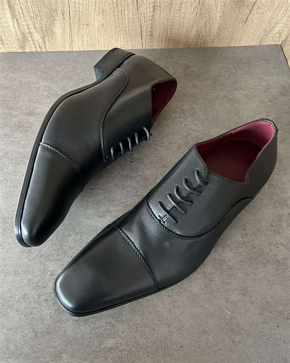 MEN CORPORATE SHOE 27 BLACK SIZE 43