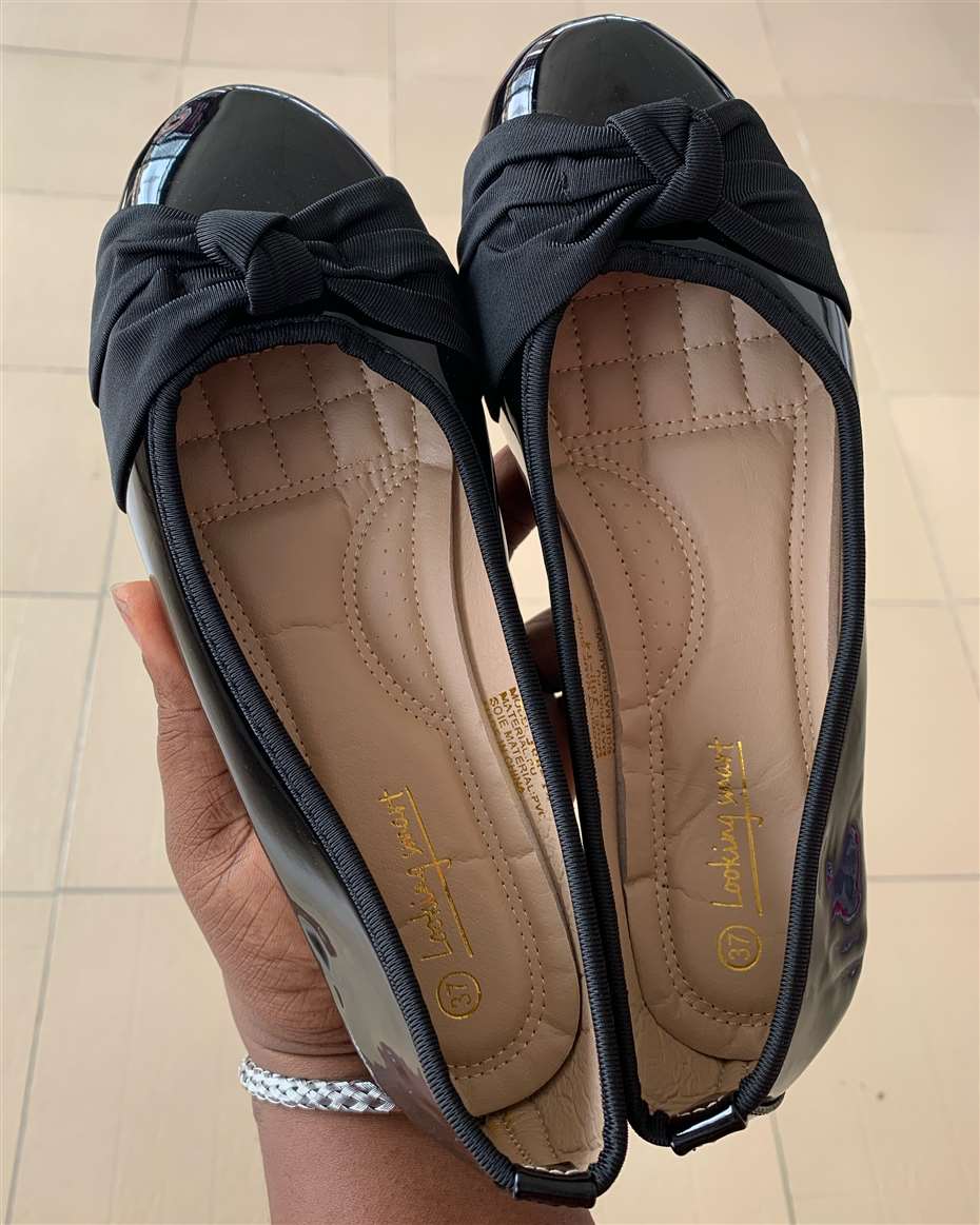 OLOLADE LS BOW SHOE BLACK SIZE 39