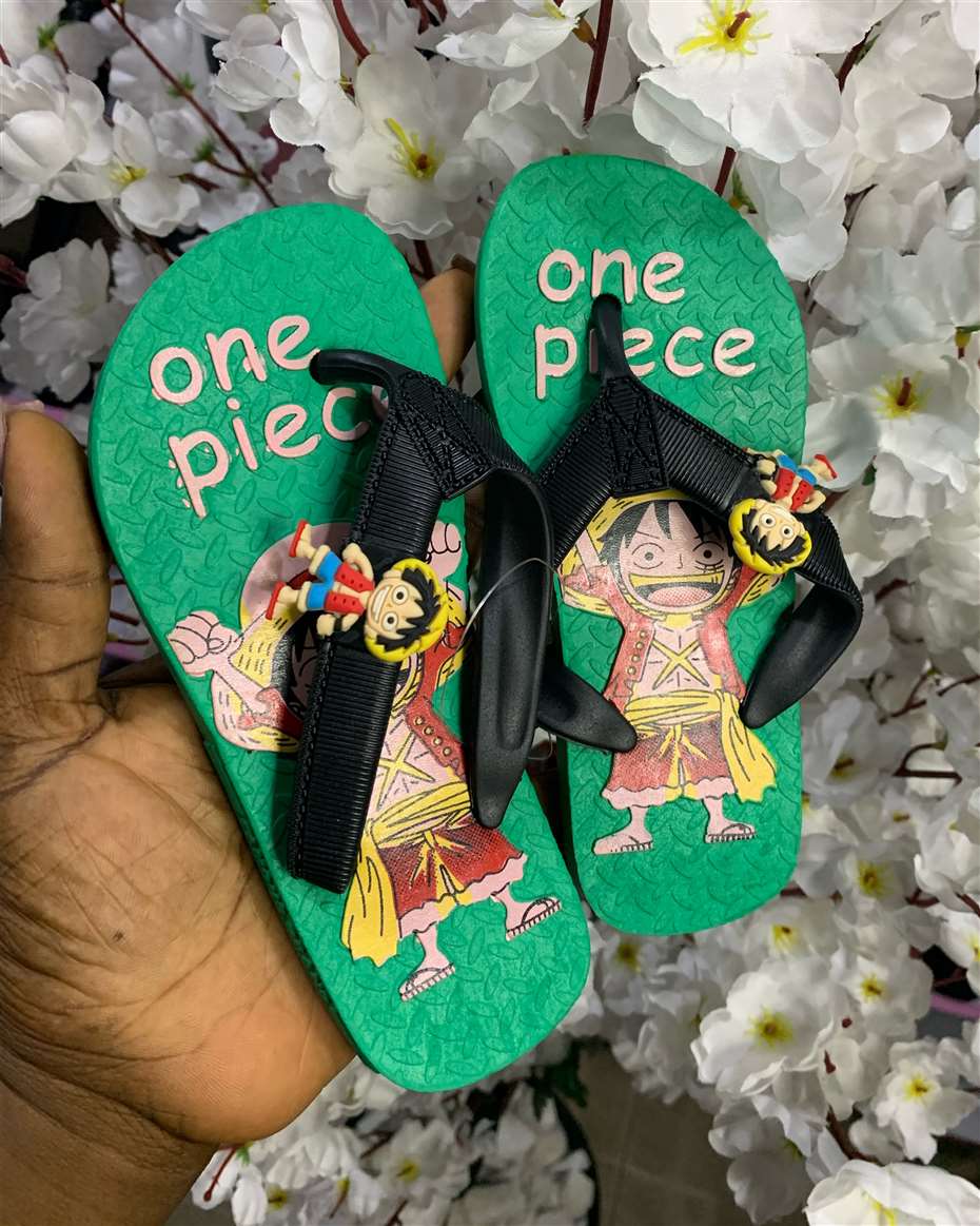 ONE PIECE FLIP-FLOP GREEN SIZE 27