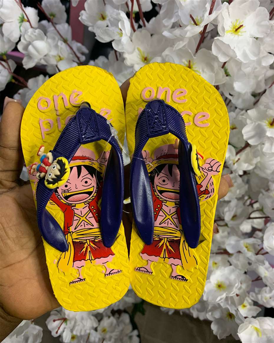 ONE PIECE FLIP-FLOP YELLOW SIZE 27