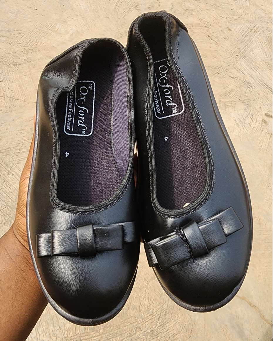 OXFORD GIRL SCH SHOE BLACK SIZE 37/4