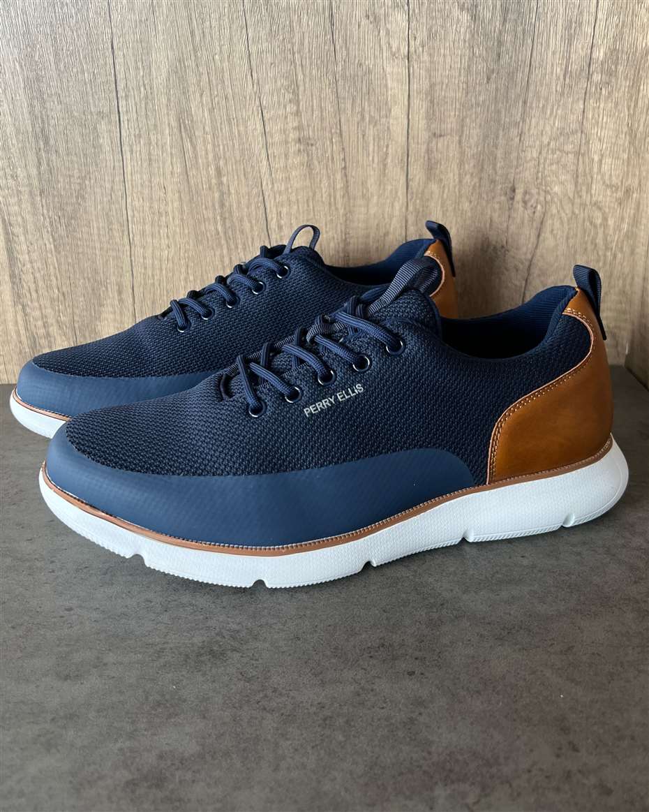 PERRY ELLIS SNEAKERS BLUE SIZE 43