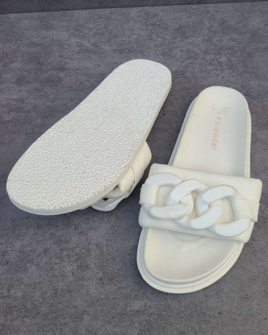 Primark white flip discount flops