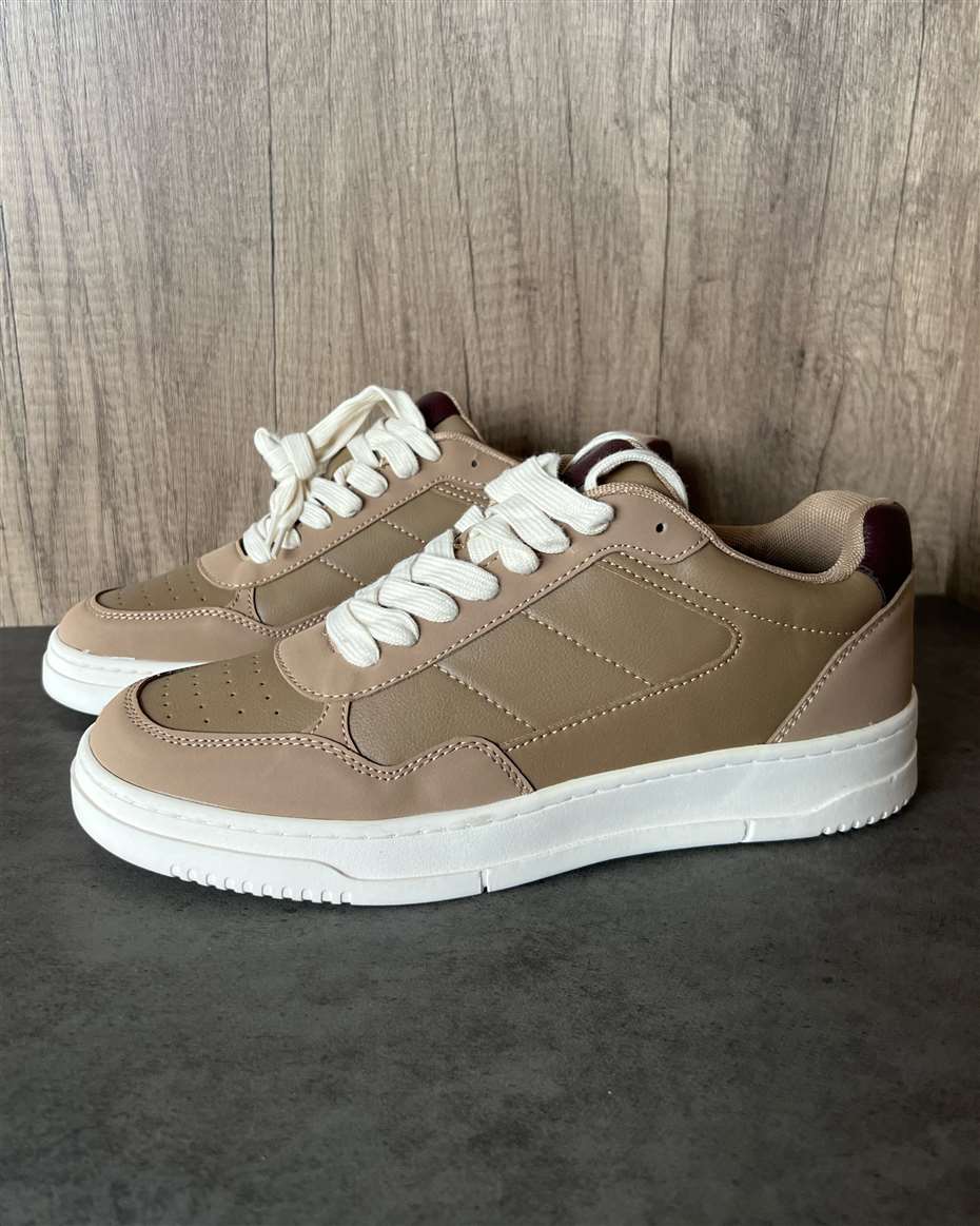 QUALITY UNISEX SNEAKERS NUDE SIZE 42
