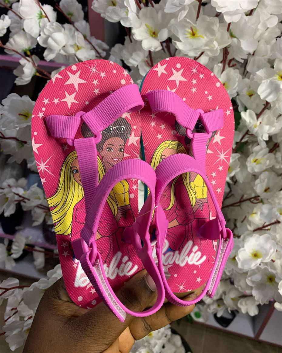 SANDALS 15 PINK STRAP SIZE 26/27