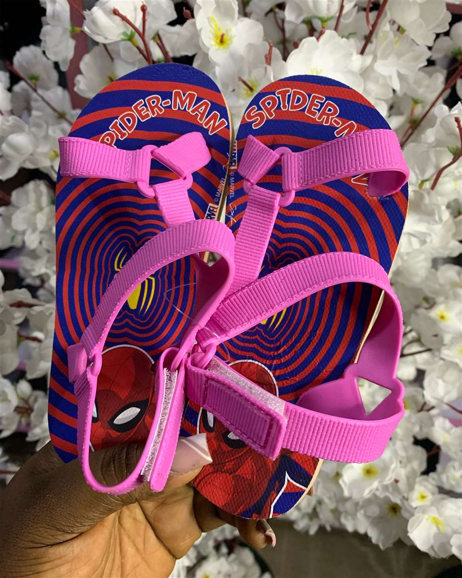 SANDALS 16 PINK STRAP SIZE 24/25