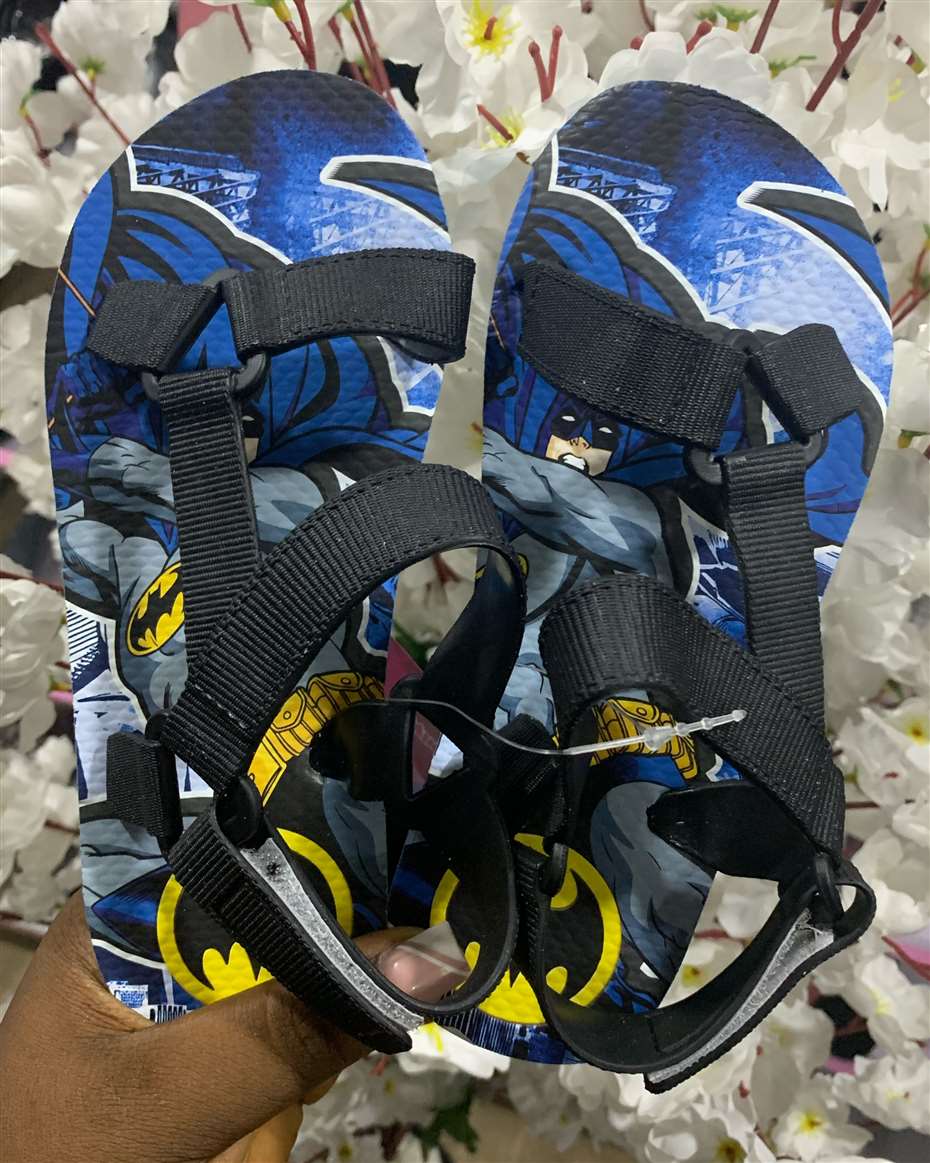 SANDALS 34 BLACK STRAP SIZE 30/31