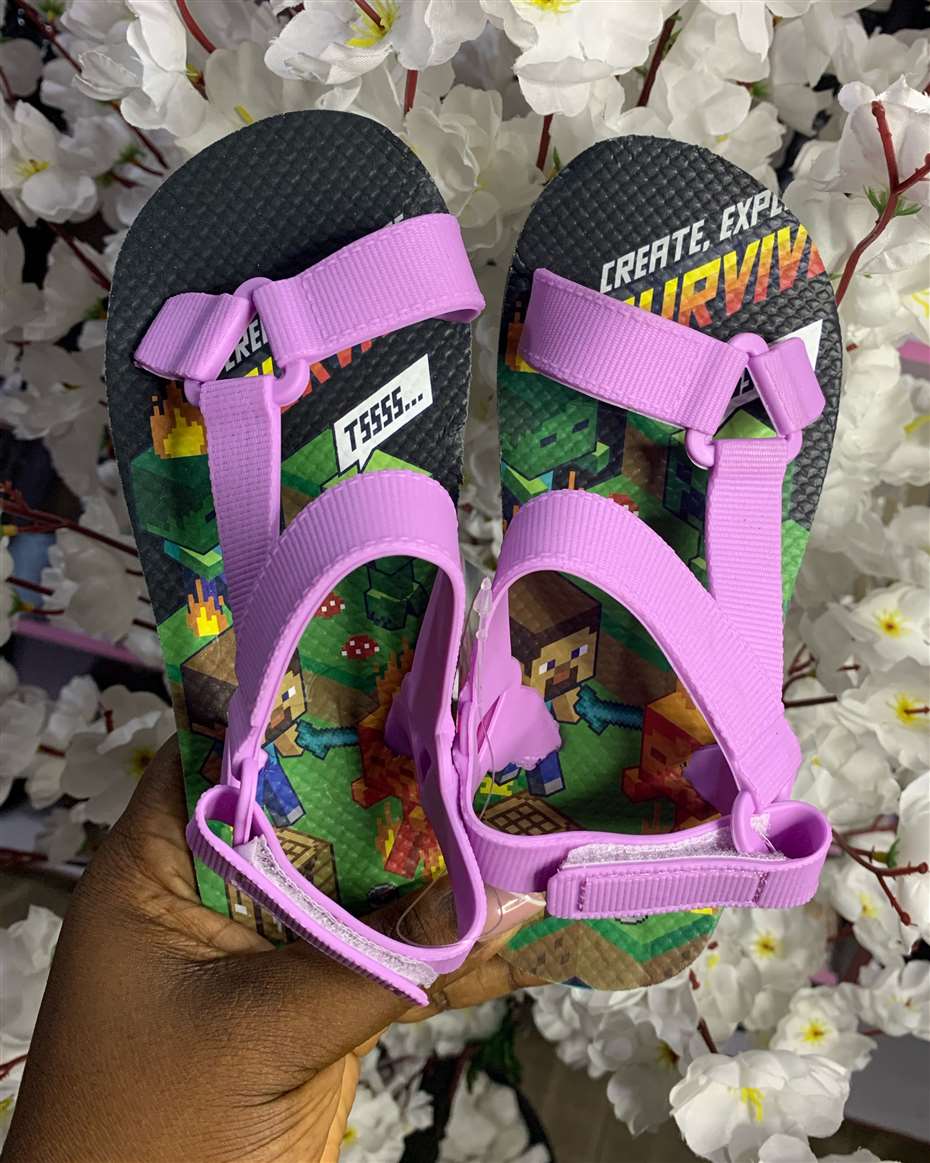 SANDALS 8 LILAC STRAP SIZE 28/29