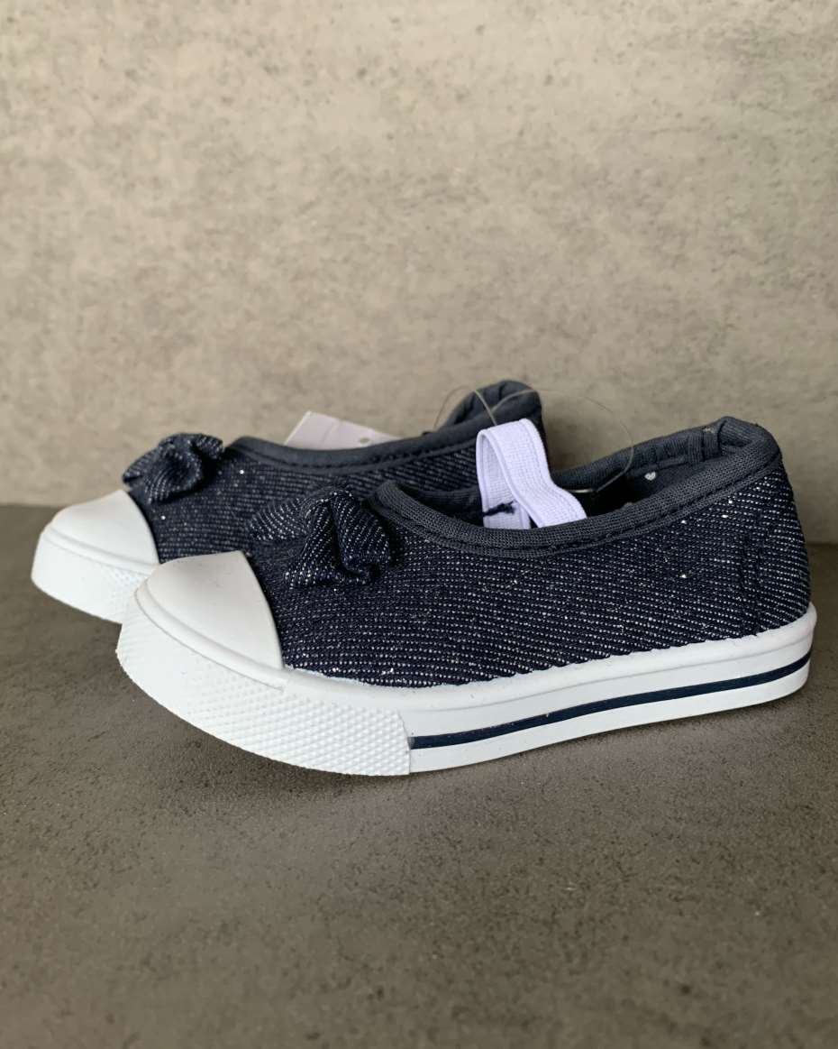 SAXO BLUES BOW GIRL SNEAKERS BLUE SIZE 24