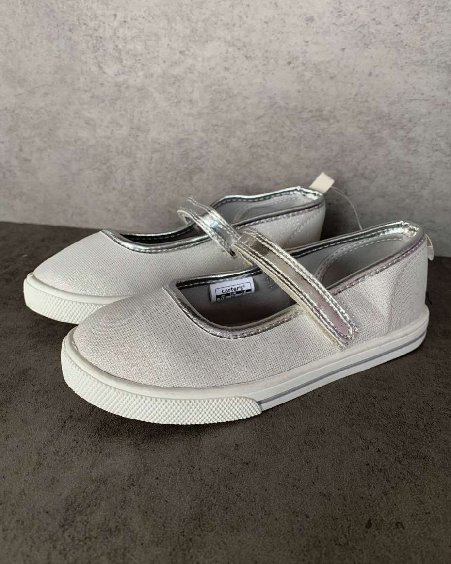 SIMPLE JOY GIRL SNEAKERS SILVER SIZE 28