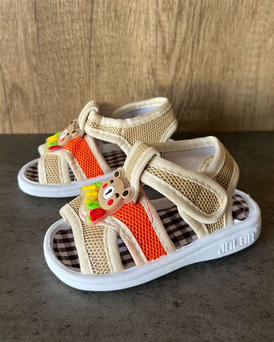 SOFT SOUND BABY SANDAL CREAM SIZE 19