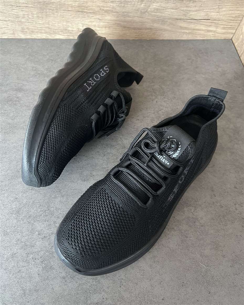 SPORT SNEAKERS BLACK SIZE 44