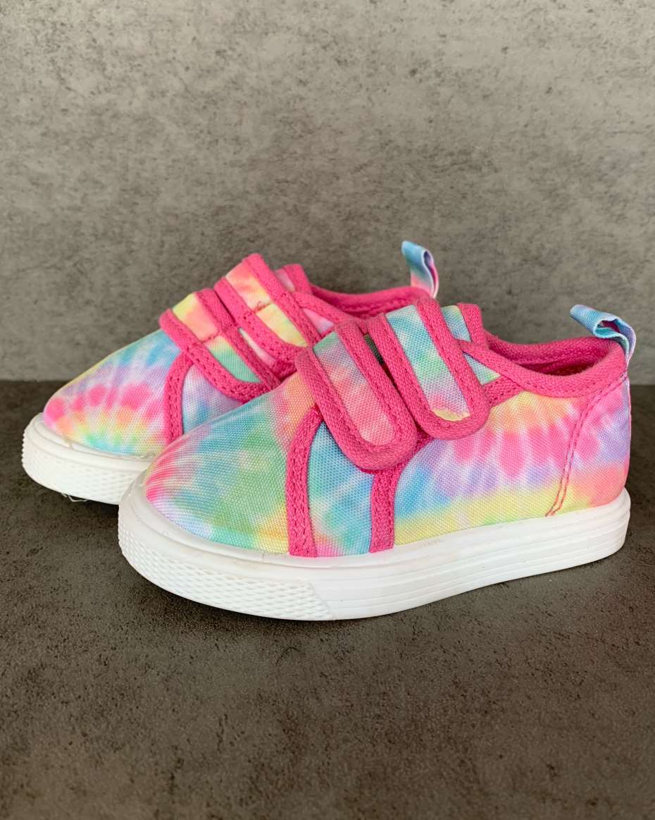 STEPPING STONES TIE DYE SNEAKERS 5 SIZE 20