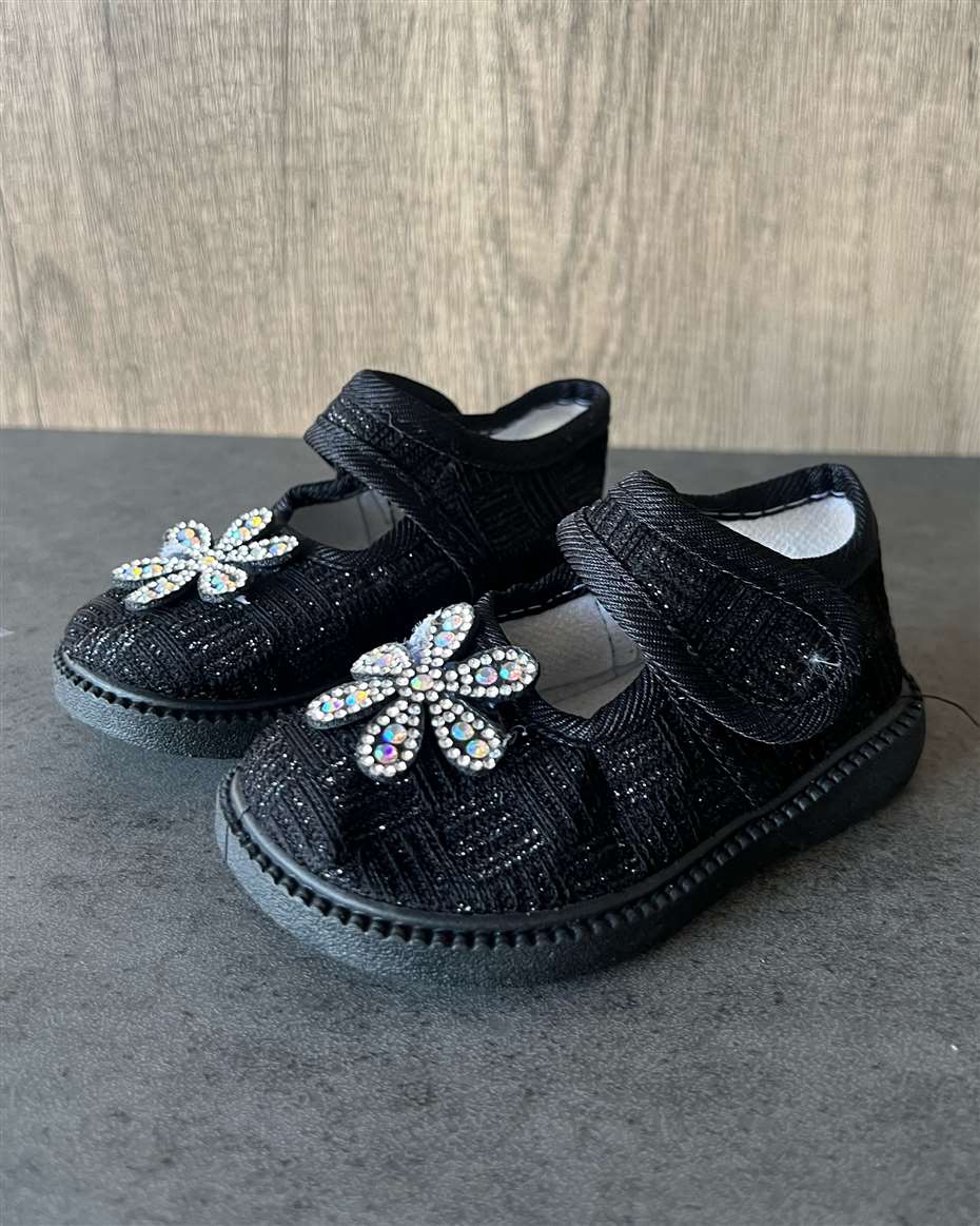 SUNSHINE SHINY SHOE BLACK SIZE 16